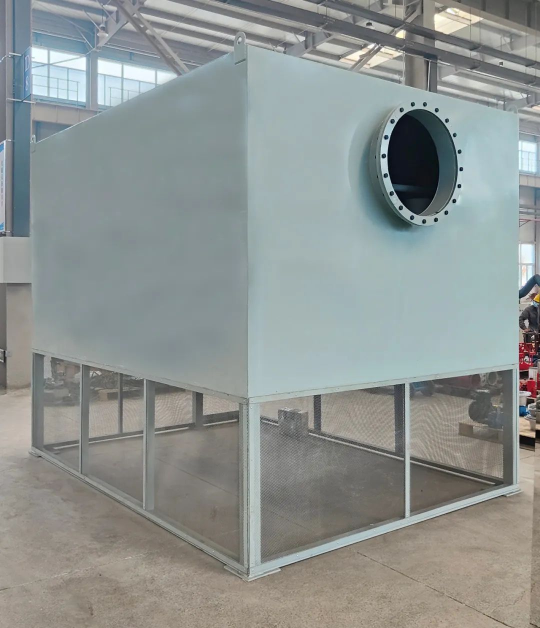 宁夏某钢厂自洁式空气洗涤器改造项目现场